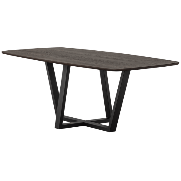 TABLO EETTAFEL DEENS OVAAL DL 220x100CM MYSTIC BROWN [fsc]