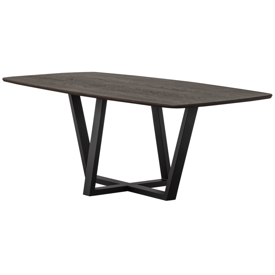 TABLO EETTAFEL DEENS OVAAL DL 220x100CM MYSTIC BROWN [fsc]