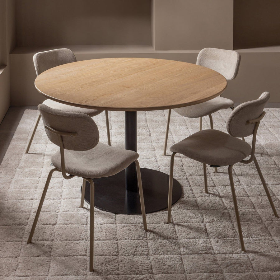 TABLO EETTAFEL ROND VL O120CM TRANSPARANT [fsc]