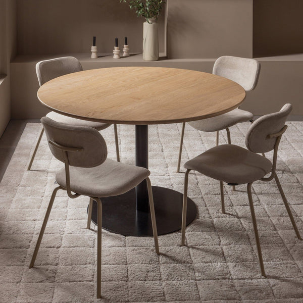 TABLO EETTAFEL ROND VL O120CM TRANSPARANT [fsc]