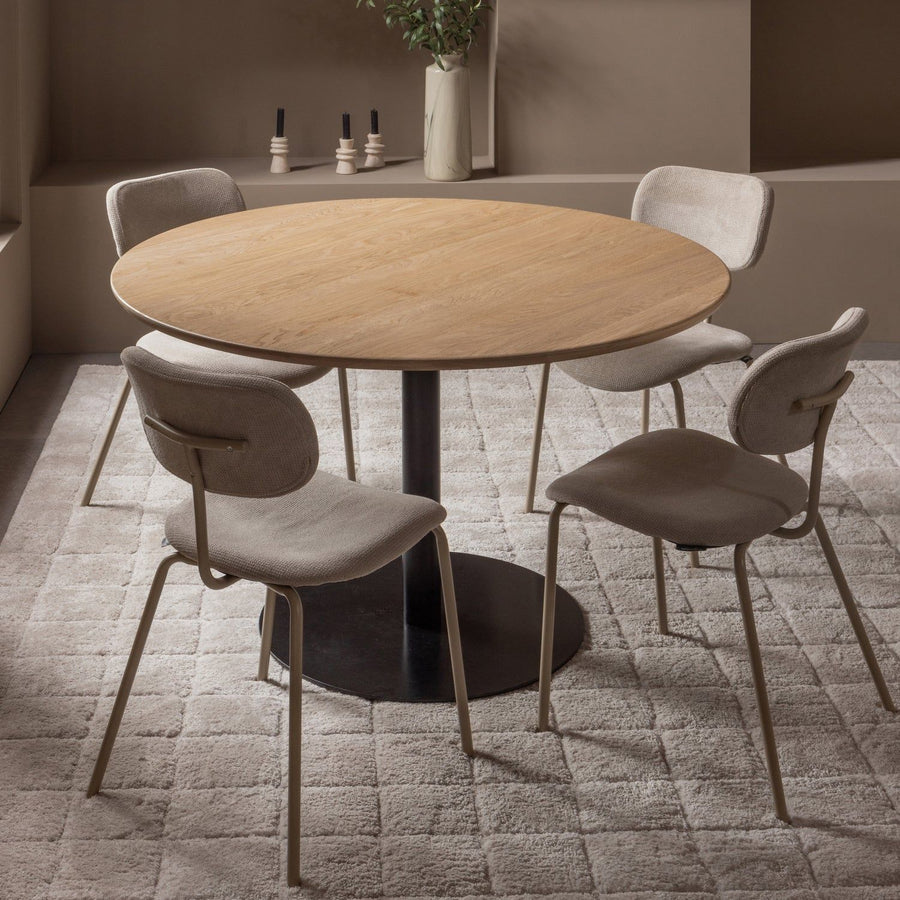 TABLO EETTAFEL ROND VL O120CM TRANSPARANT [fsc]