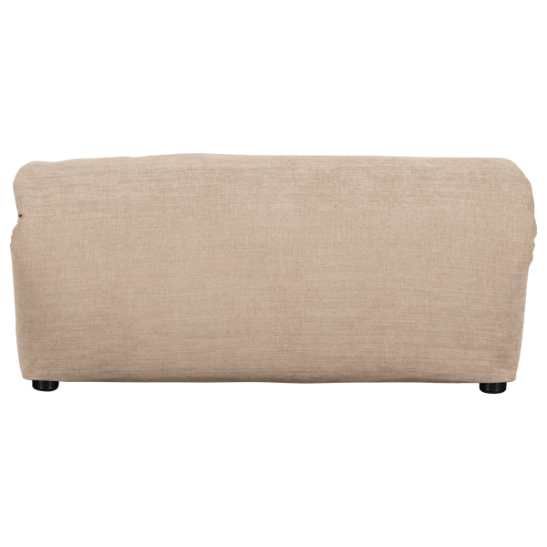 BAGGY HOCKER GEWEVEN CHENILLE ZAND