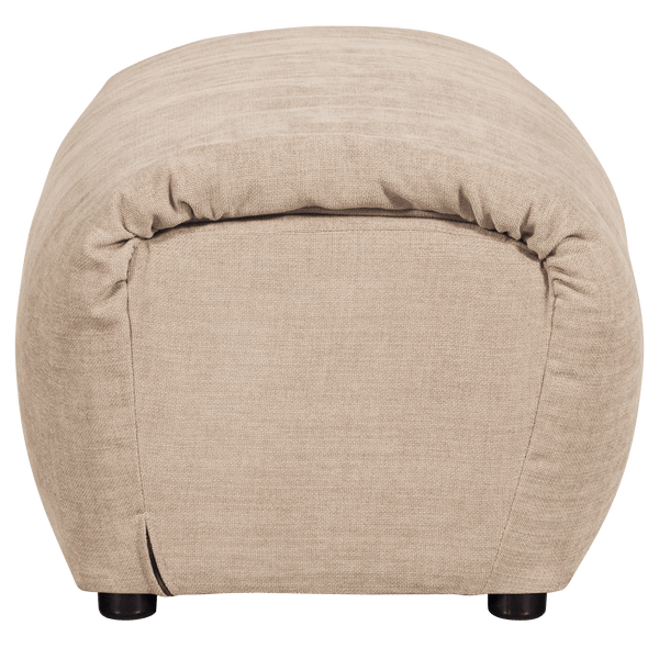 BAGGY HOCKER GEWEVEN CHENILLE ZAND