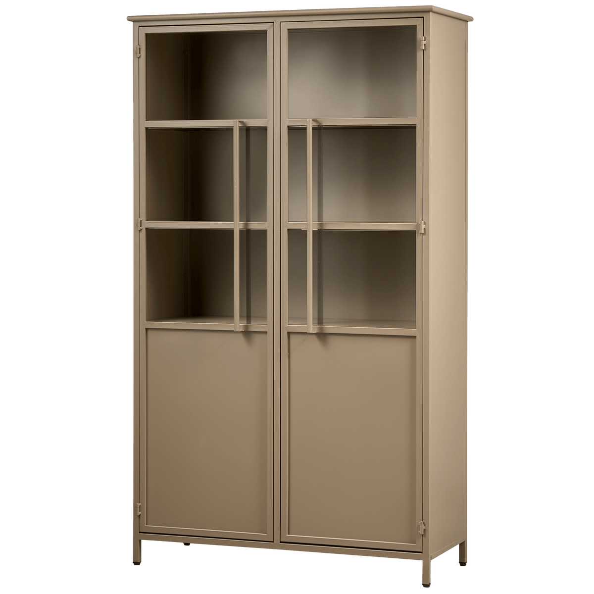 EXHIBIT VITRINEKAST METAAL KHAKI