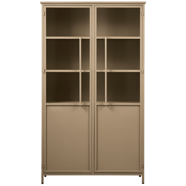 EXHIBIT VITRINEKAST METAAL KHAKI