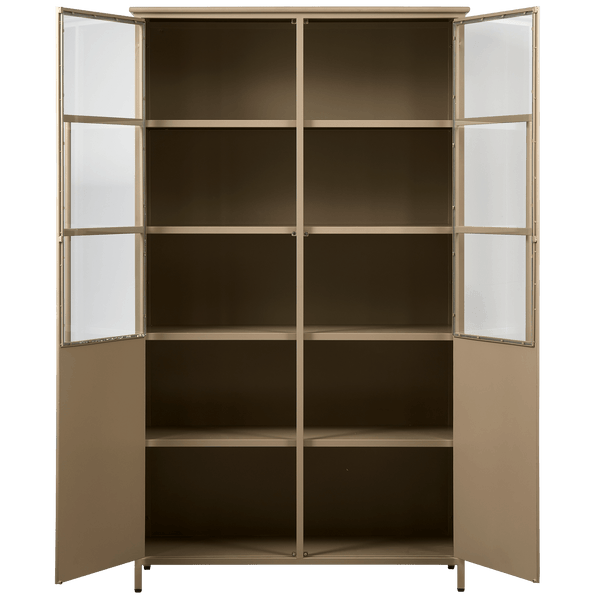 EXHIBIT VITRINEKAST METAAL KHAKI