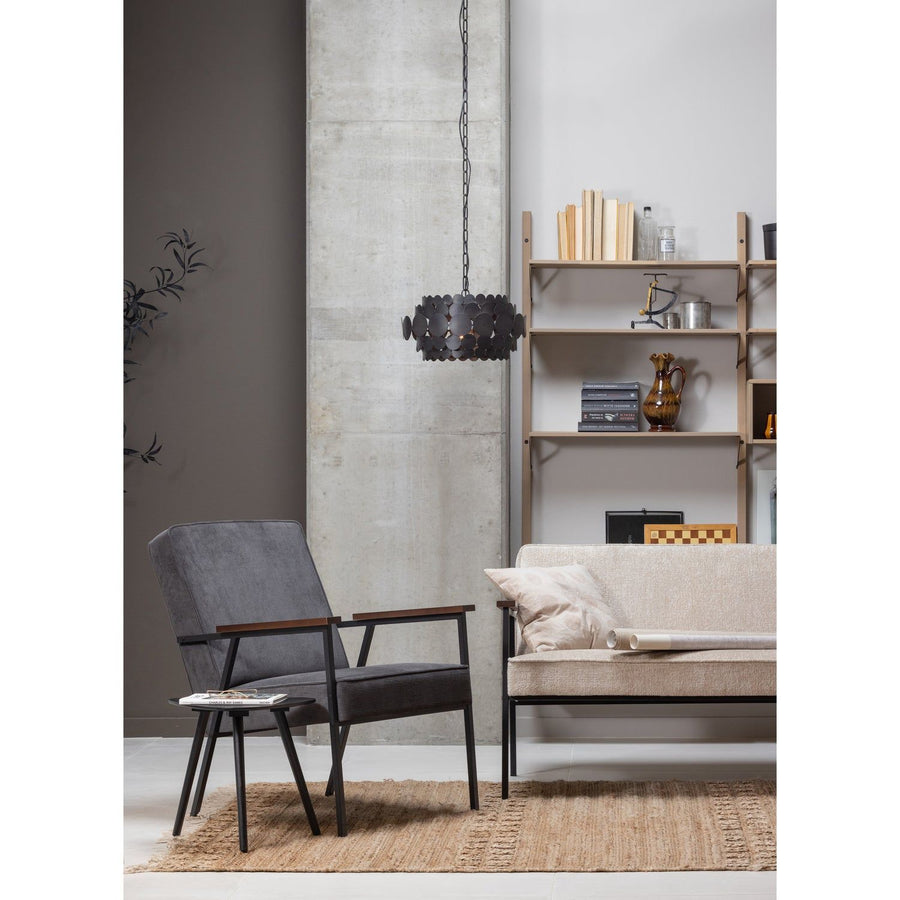 NILA BIJZETTAFELS HOUT ZWART - SET VAN 2 (set of 3)