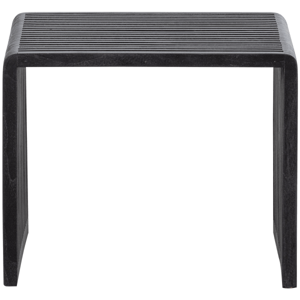 WILLA BIJZETTAFELS RECYCLED TEAK ZWART - SET VAN 2