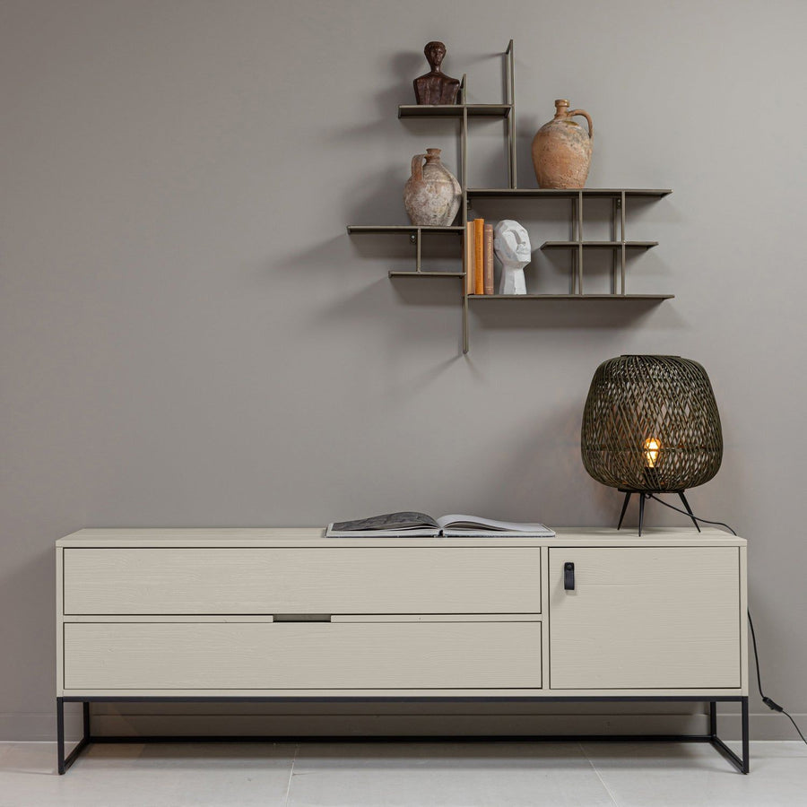 SILAS TV MEUBEL 180 CM GRENEN DUST [fsc]