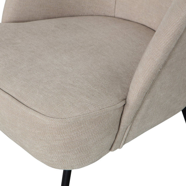 VOGUE FAUTEUIL GEWEVEN STOF ZAND