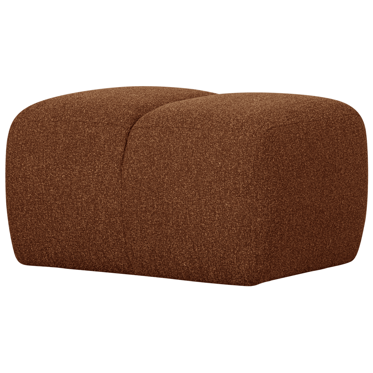 MOJO POEF BOUCLE ROESTBRUIN MELANGE