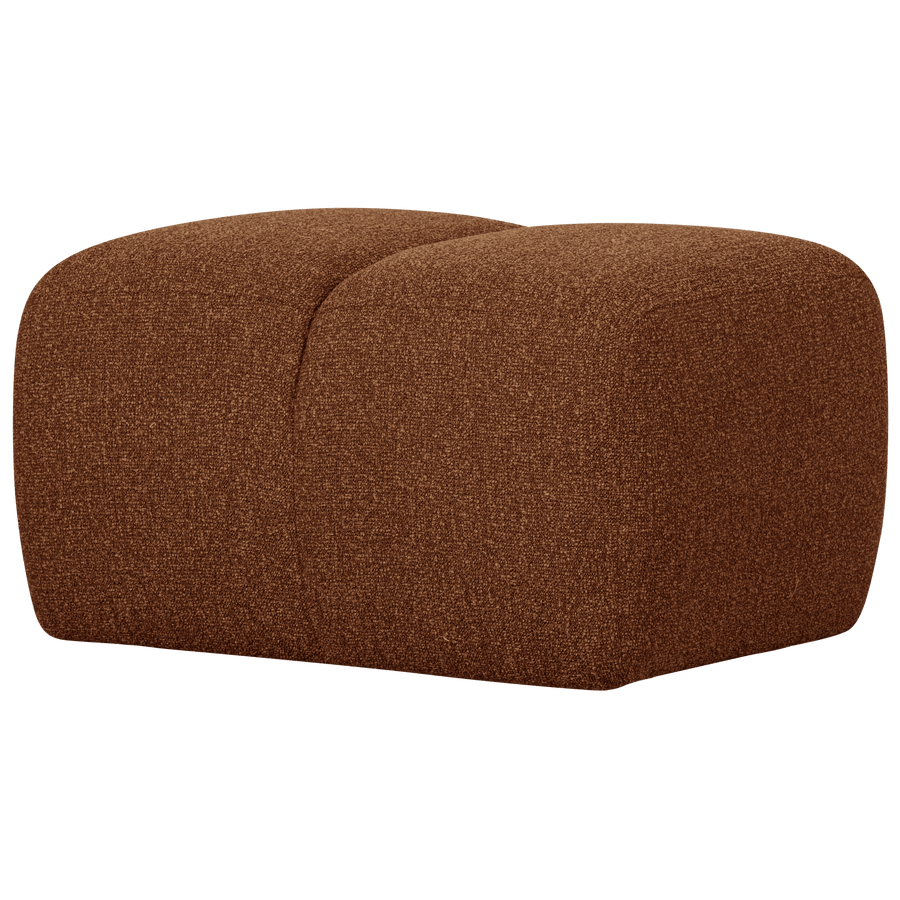 MOJO POEF BOUCLE ROESTBRUIN MELANGE