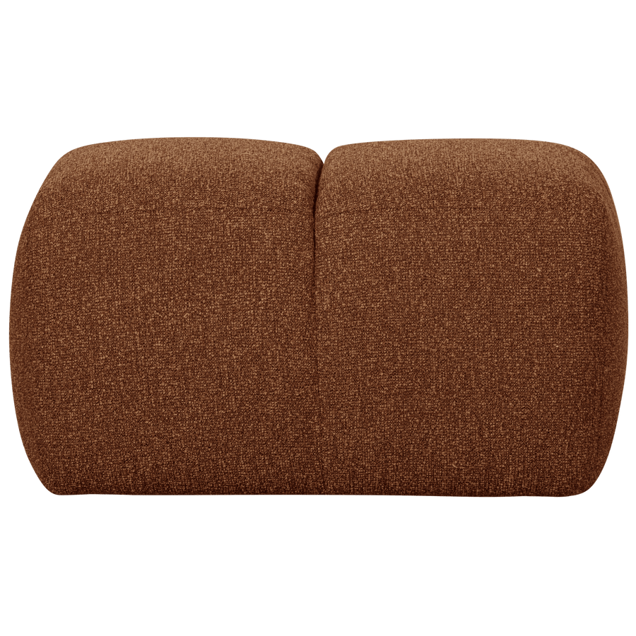 MOJO POEF BOUCLE ROESTBRUIN MELANGE