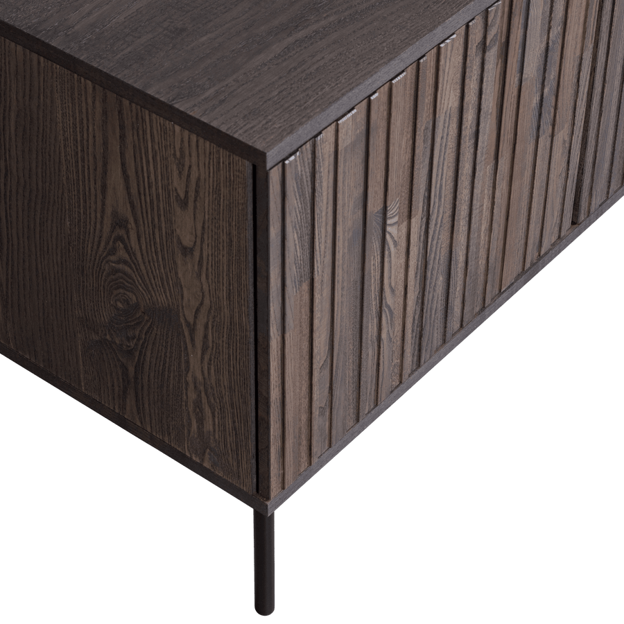 NEW GRAVURE TV MEUBEL 150 CM ESSEN FINEER ESPRESSO [fsc]