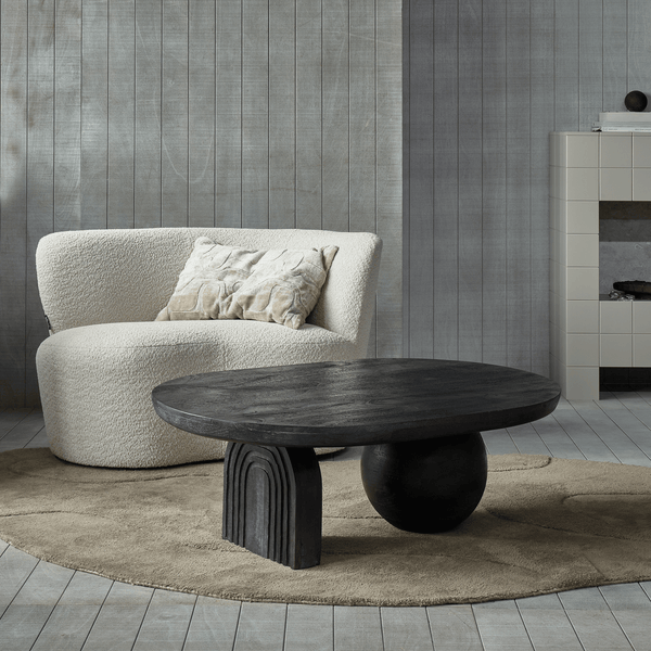 STEPPE SALONTAFEL MANGOHOUT ZWART