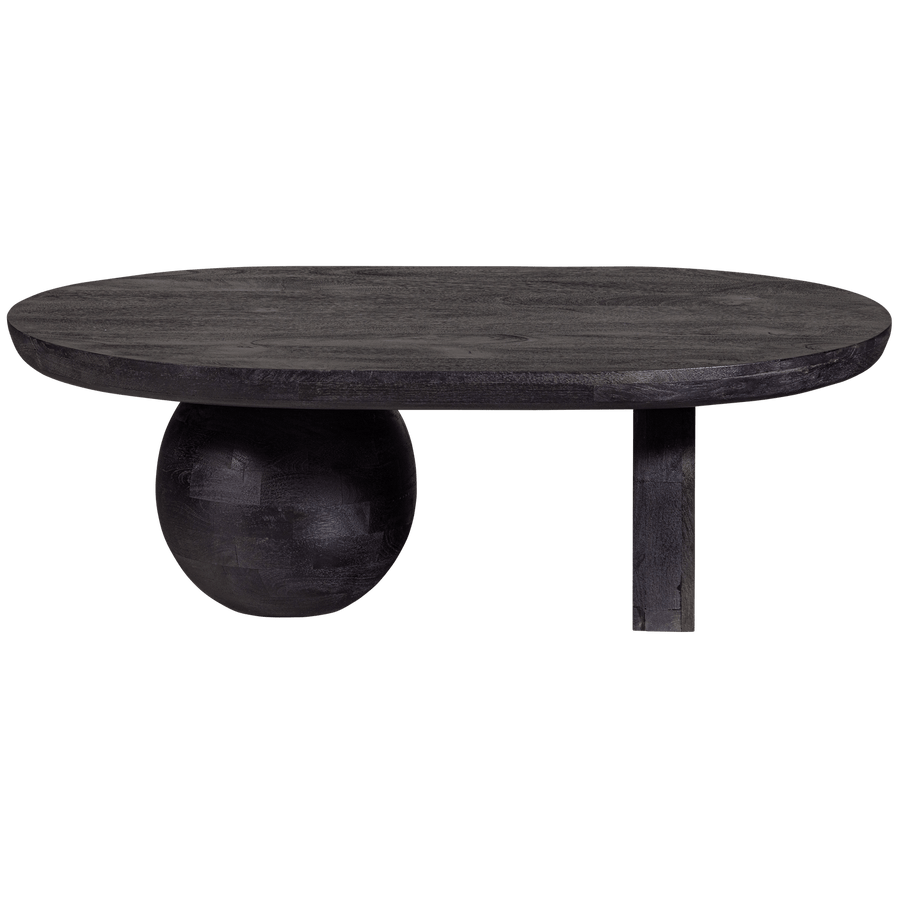 STEPPE SALONTAFEL MANGOHOUT ZWART