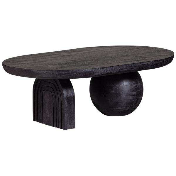 STEPPE SALONTAFEL MANGOHOUT ZWART