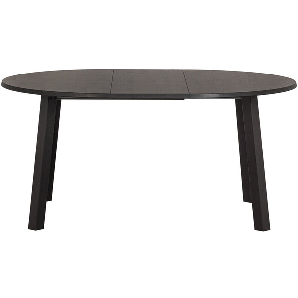 LANGE JAN UITSCHUIFBARE EETTAFEL ROND EIKEN BLACKNIGHT [fsc]