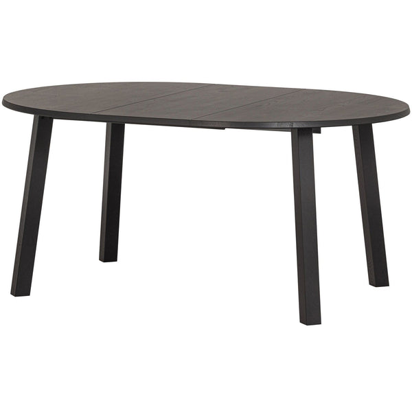 LANGE JAN UITSCHUIFBARE EETTAFEL ROND EIKEN BLACKNIGHT [fsc]
