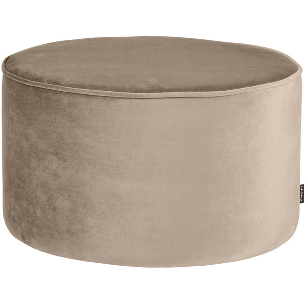 SARA POEF LAAG 36xO60 CM VELVET KHAKI