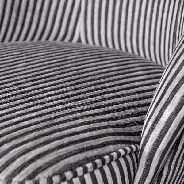 VOGUE FAUTEUIL STREEP ZWART/GRIJS