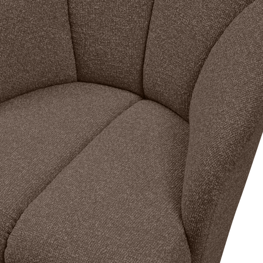 MOJO DRAAIFAUTEUIL BOUCLE BRUIN MELANGE