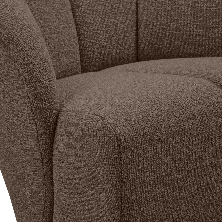 MOJO DRAAIFAUTEUIL BOUCLE BRUIN MELANGE