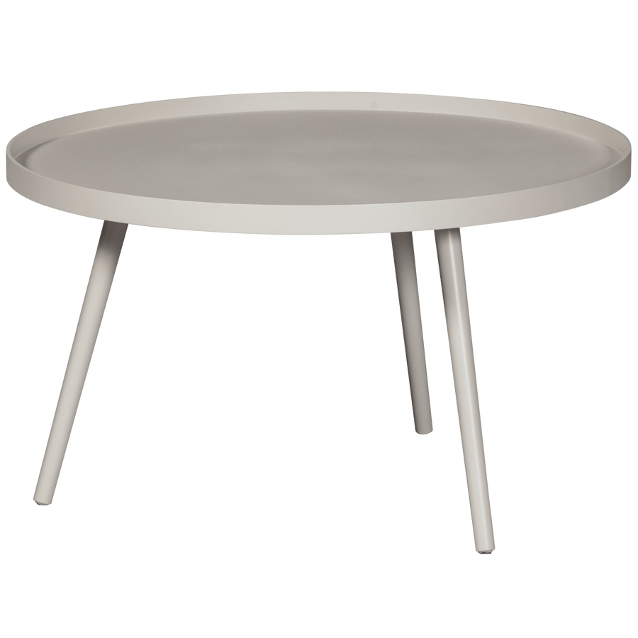 MESA BIJZETTAFEL XL HOUT ZAND 39xO78 (set of 2)