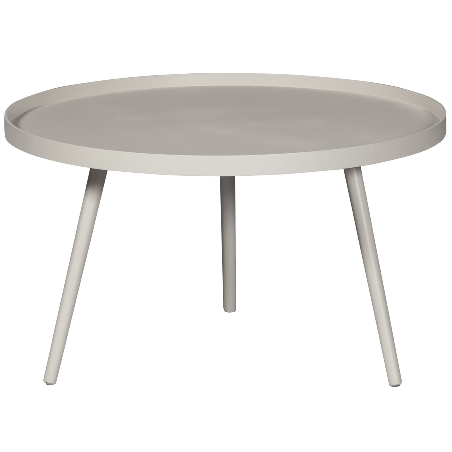 MESA BIJZETTAFEL XL HOUT ZAND 39xO78 (set of 2)