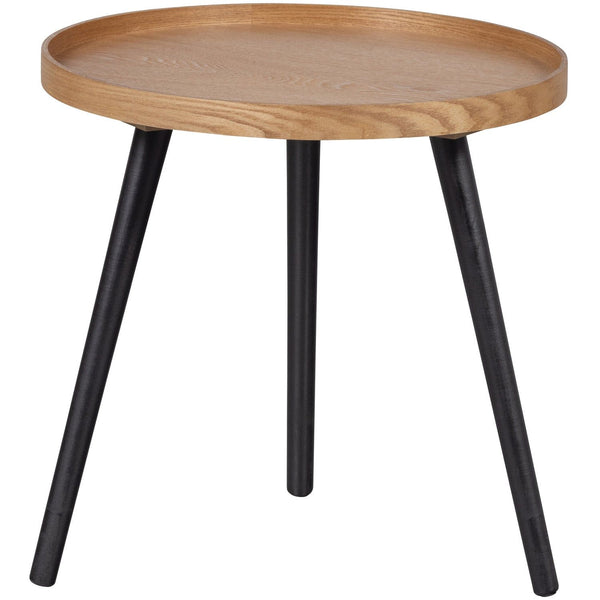 MESA BIJZETTAFEL M HOUT NATUREL 45xO45 (set of 4)