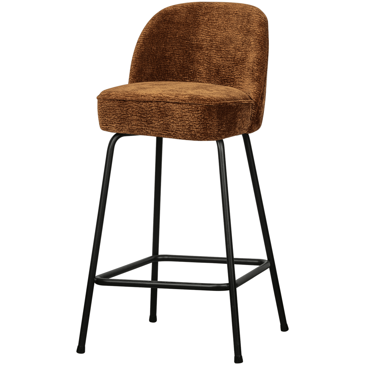 VOGUE BARSTOEL 65 CM 3D CHENILLE MIDDENBRUIN