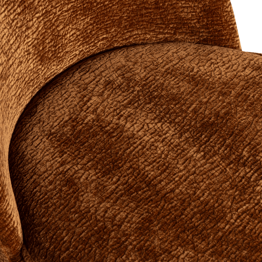 VOGUE BARSTOEL 65 CM 3D CHENILLE MIDDENBRUIN