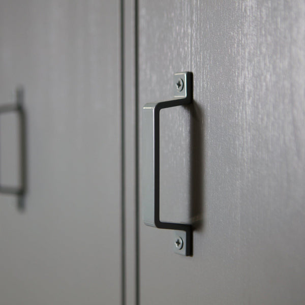 STIJN HOOG 2-DEURS LOCKERKAST STEEL GREY [fsc]
