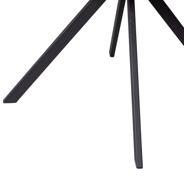 FENNE DRAAIBARE EETKAMERSTOEL LEERLOOK COGNAC (set of 2)