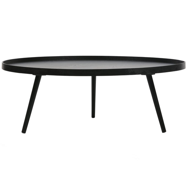 MESA BIJZETTAFEL XXL HOUT ZWART 36xO100