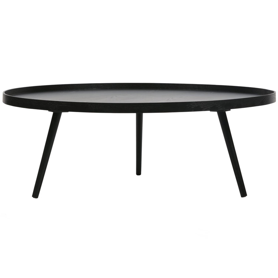 MESA BIJZETTAFEL XXL HOUT ZWART 36xO100