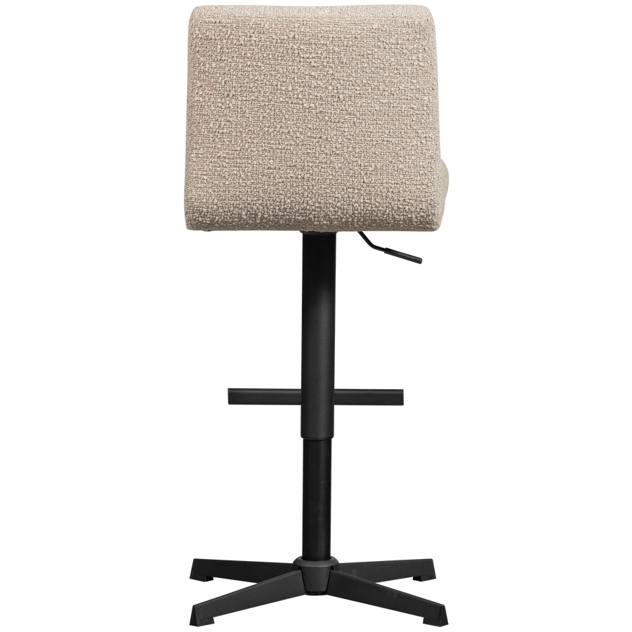VINNY DRAAIBARE BARSTOEL BOUCLE ZAND (set of 2)