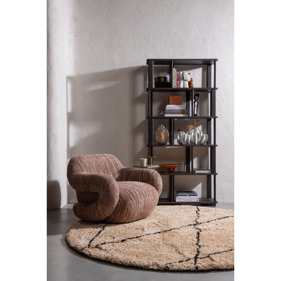 TOSTE BIJZETTAFEL METAAL DONKERZAND (set of 2)