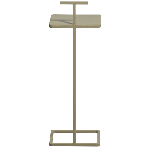 TOSTE BIJZETTAFEL METAAL DONKERZAND (set of 2)