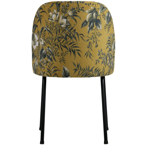 VOGUE EETKAMERSTOEL VELVET POPPY MOSTERDGEEL (set of 2)
