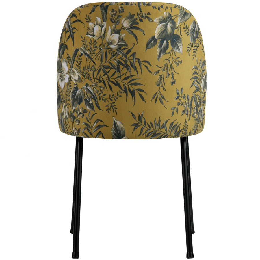 VOGUE EETKAMERSTOEL VELVET POPPY MOSTERDGEEL (set of 2)