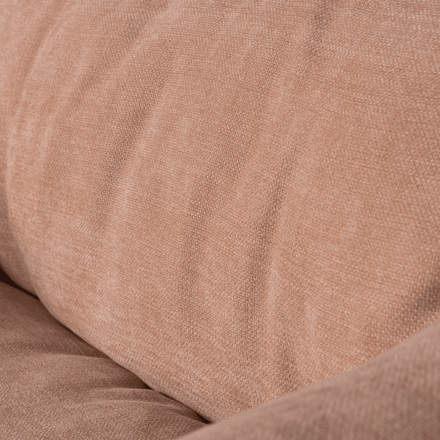 BAGGY DRAAIFAUTEUIL GEWEVEN CHENILLE OUD ROZE