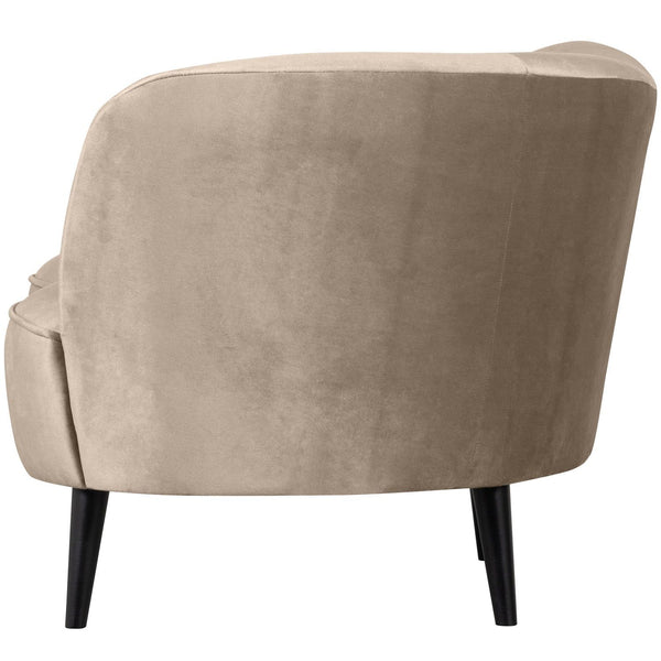 SARA LOUNGE FAUTEUIL RECHTS VELVET KHAKI