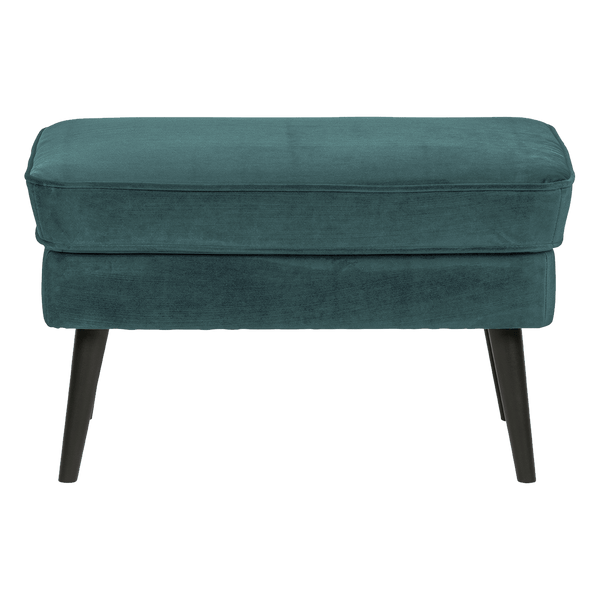 ROCCO HOCKER VELVET GROENBLAUW