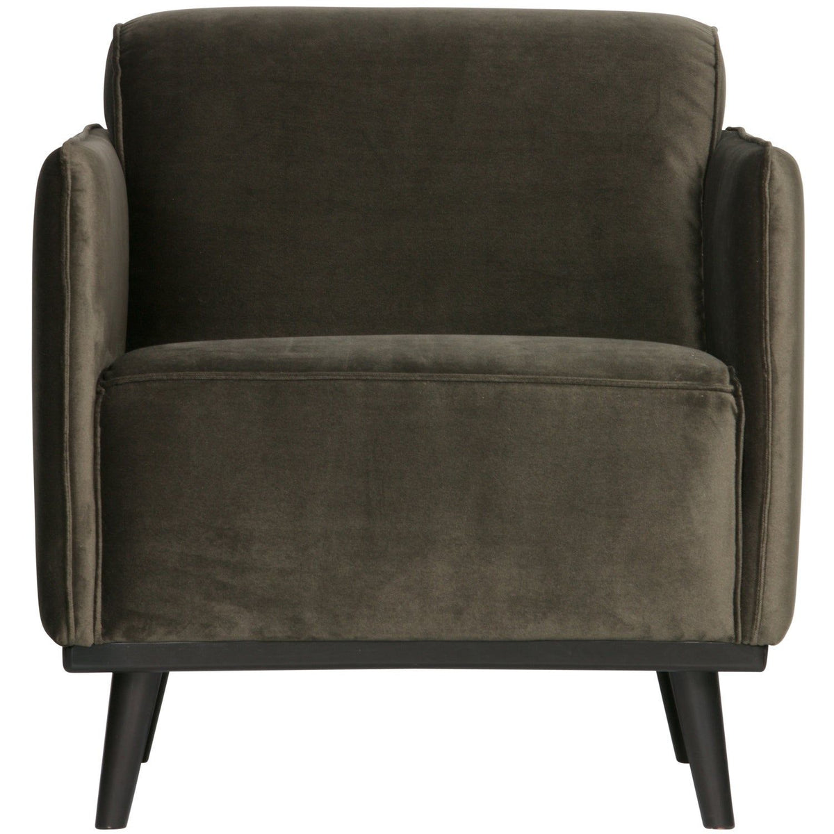 STATEMENT FAUTEUIL MET ARM VELVET WARM GROEN