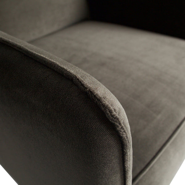 STATEMENT FAUTEUIL MET ARM VELVET WARM GROEN