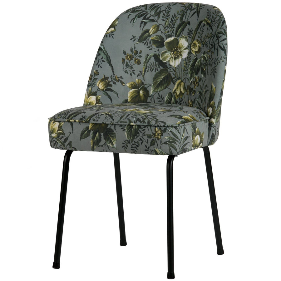 VOGUE EETKAMERSTOEL VELVET POPPY GRIJS (set of 2)