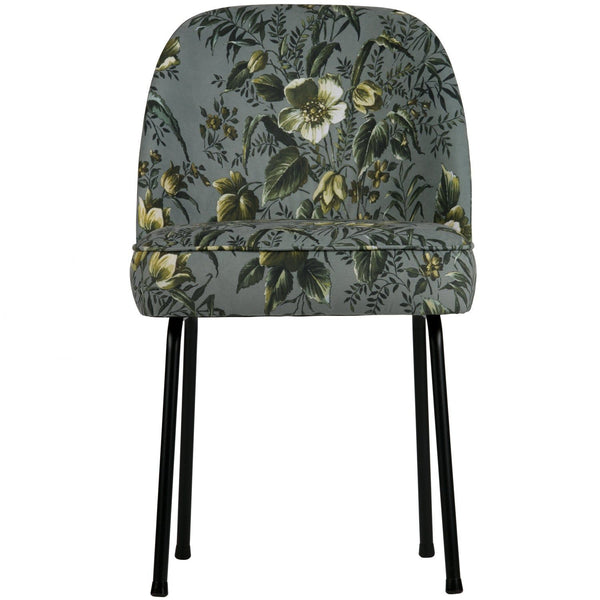 VOGUE EETKAMERSTOEL VELVET POPPY GRIJS (set of 2)