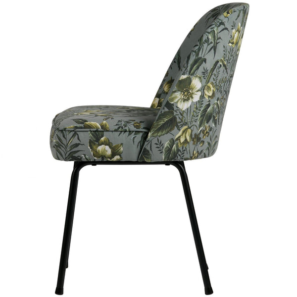 VOGUE EETKAMERSTOEL VELVET POPPY GRIJS (set of 2)