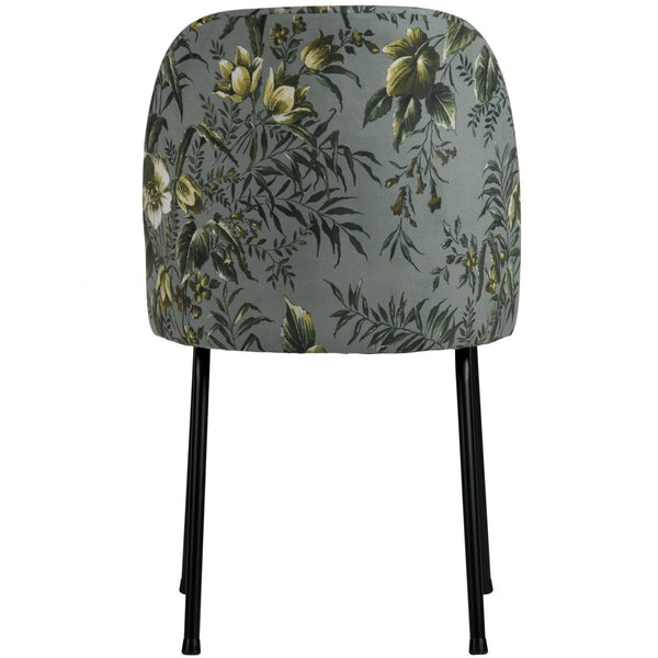 VOGUE EETKAMERSTOEL VELVET POPPY GRIJS (set of 2)
